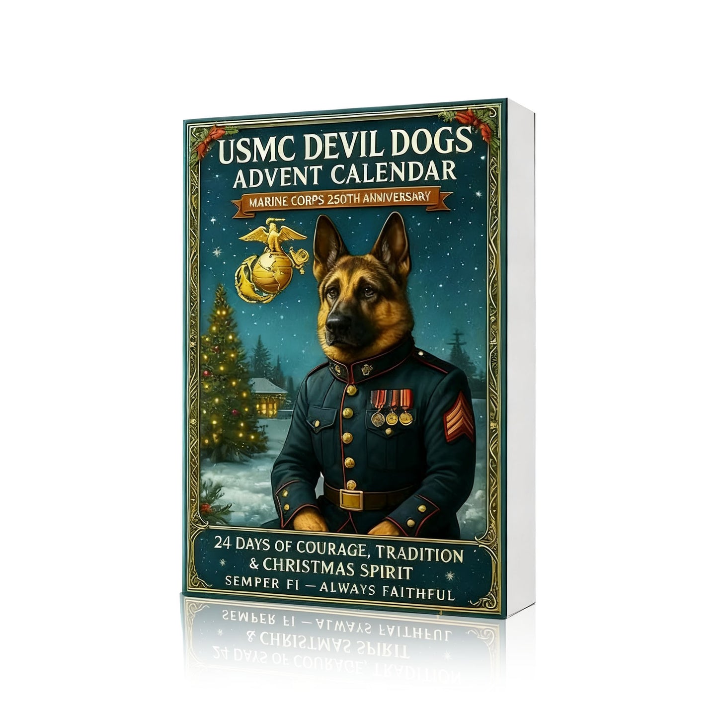 U.S. Marine Corps 250th Anniversary "Devil Dog" 2025 Christmas Calendar