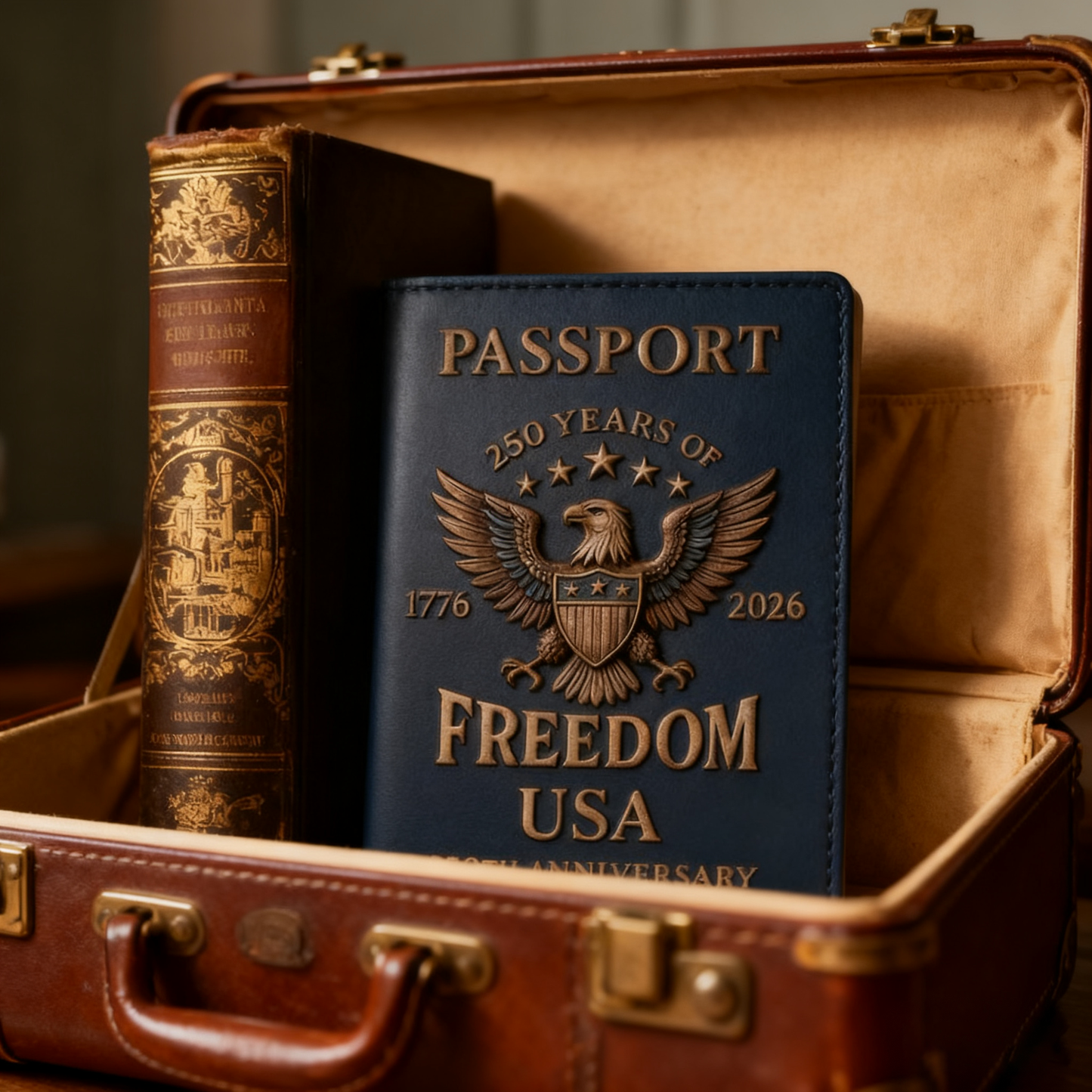 U.S. Independence 250th Anniversary Commemorative Passport Holder
