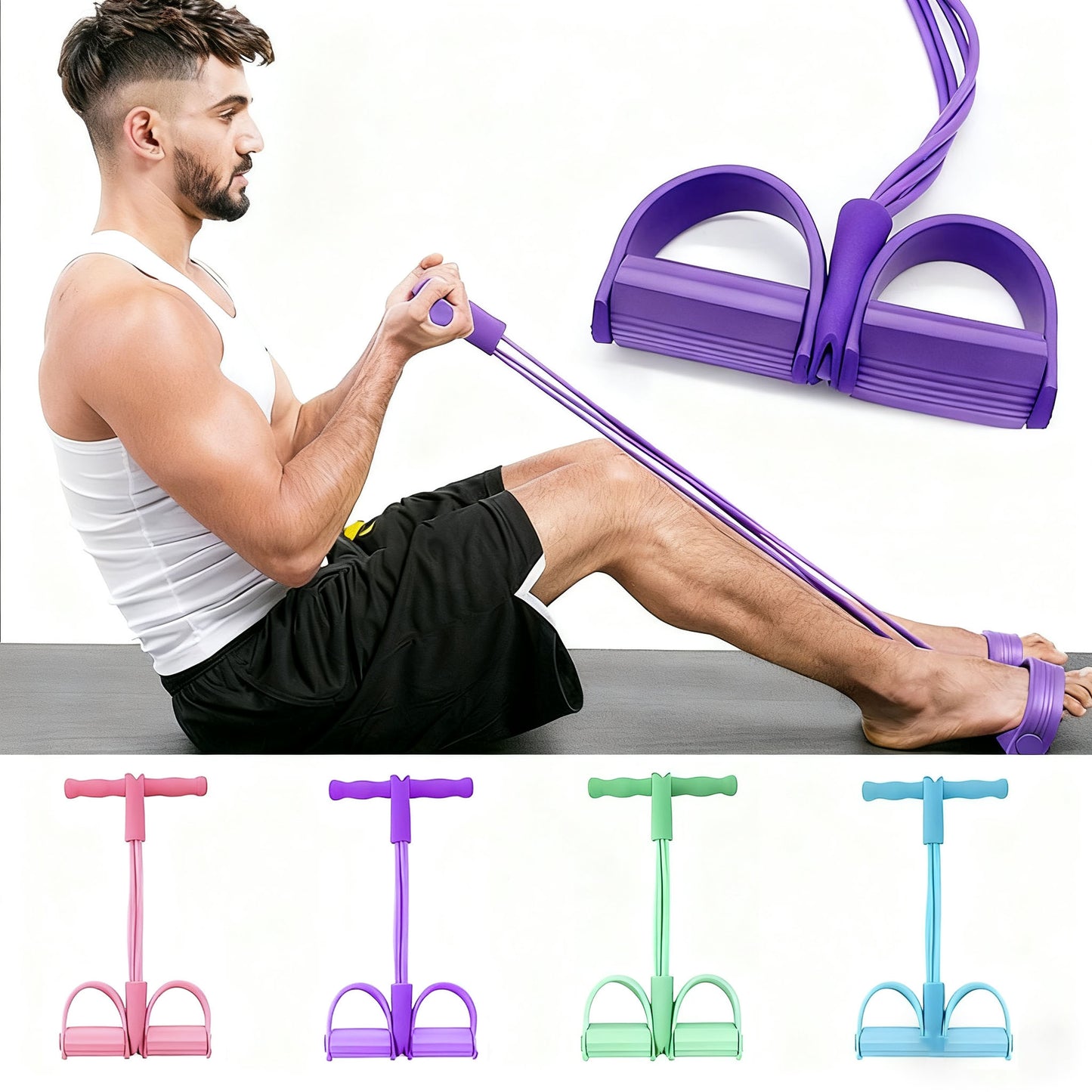 Yoga Pedal Puller Resistance Band Fitness Equipment