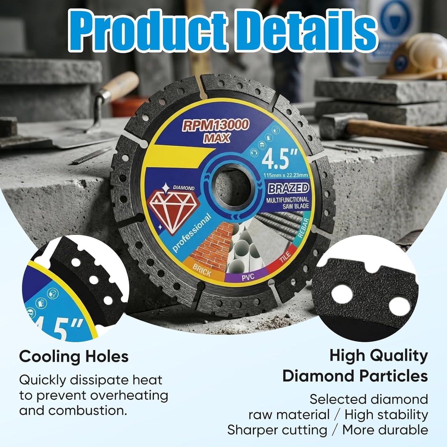 4.5" Multi-Purpose Saw Blade