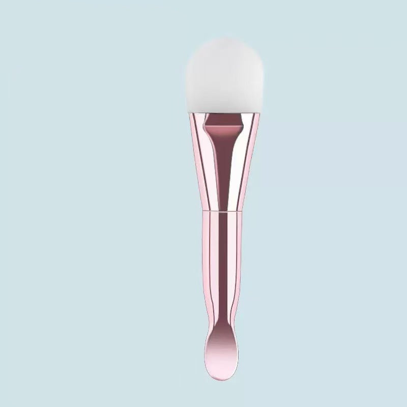Rose gold silicone face mask brush