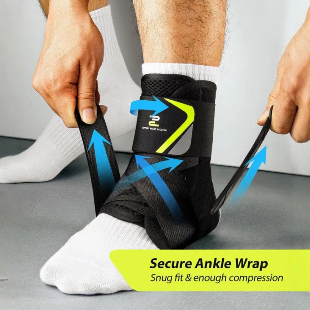 Ankle Support with Side Stabilizing Pads