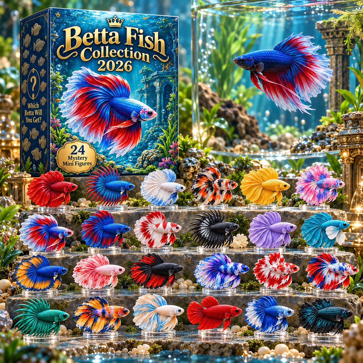 🐟2026 Betta Fish Collection Advent Calendar