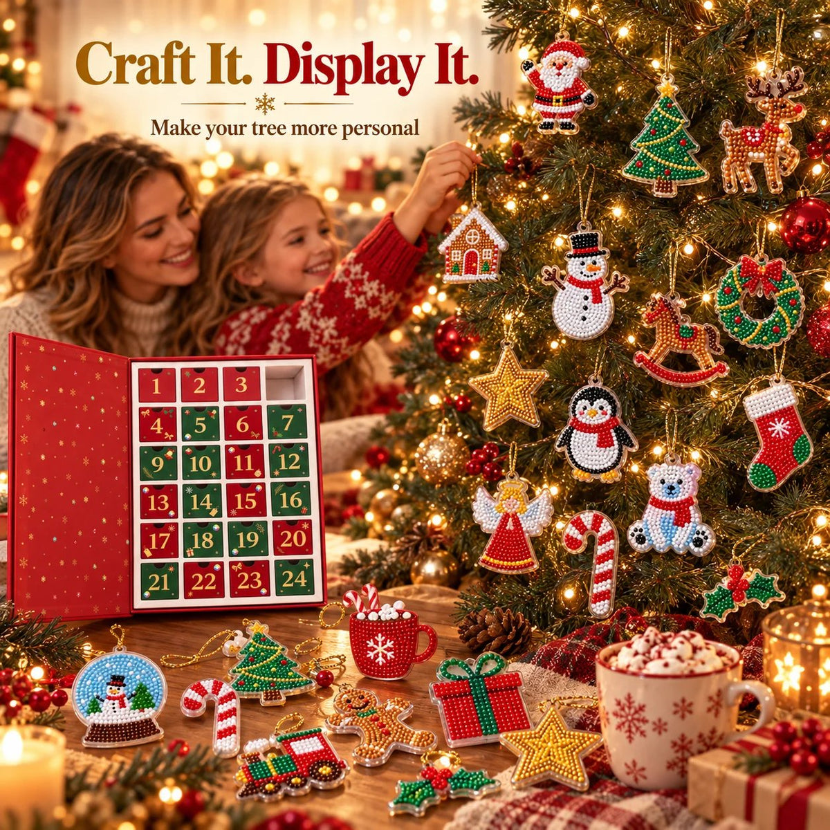 💎Diamond Painting Advent Box | 24 Little Handmade Treasures For Christmas