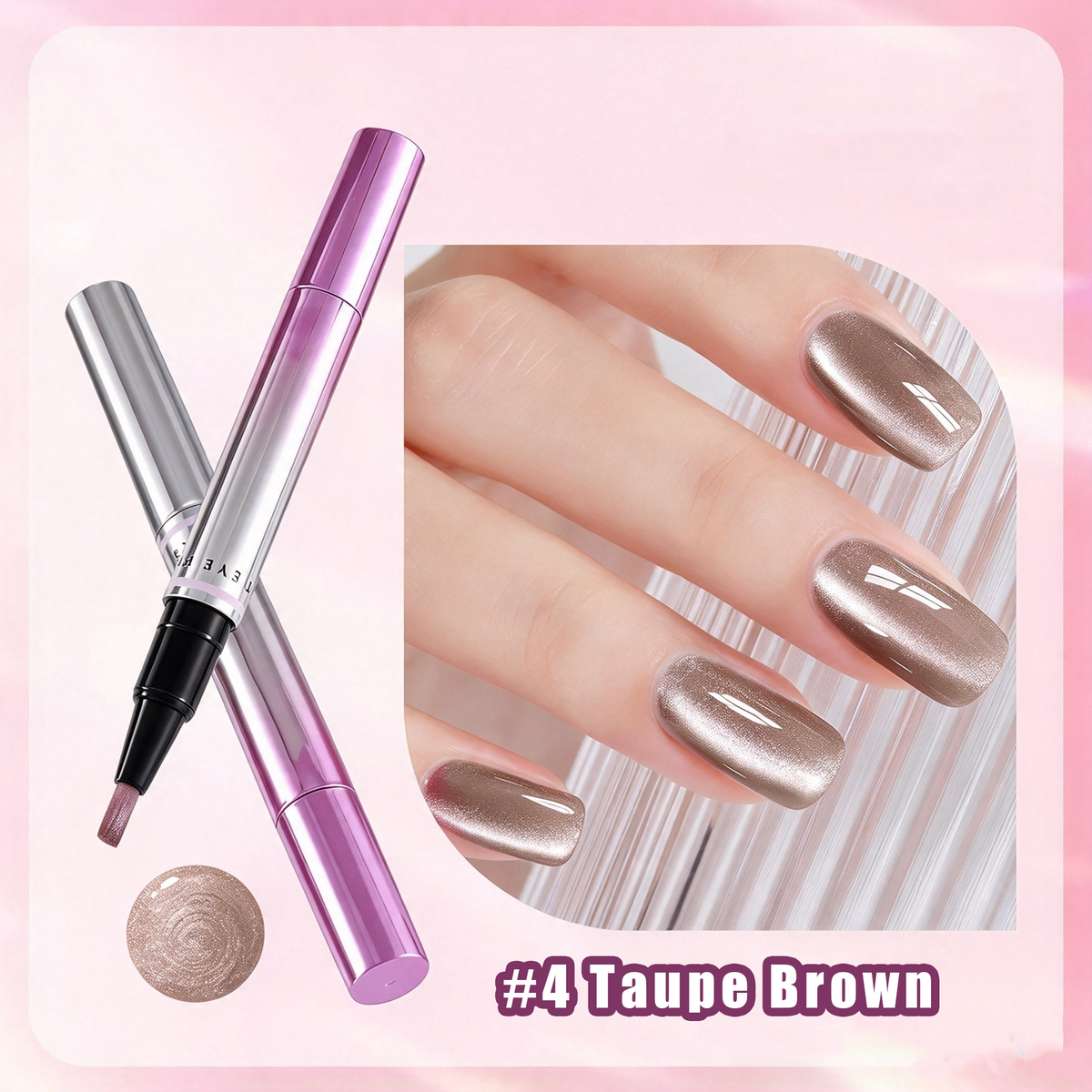 dht™⭐Mailing cat eye pen - magnetic attachment integrated nail trimming tool