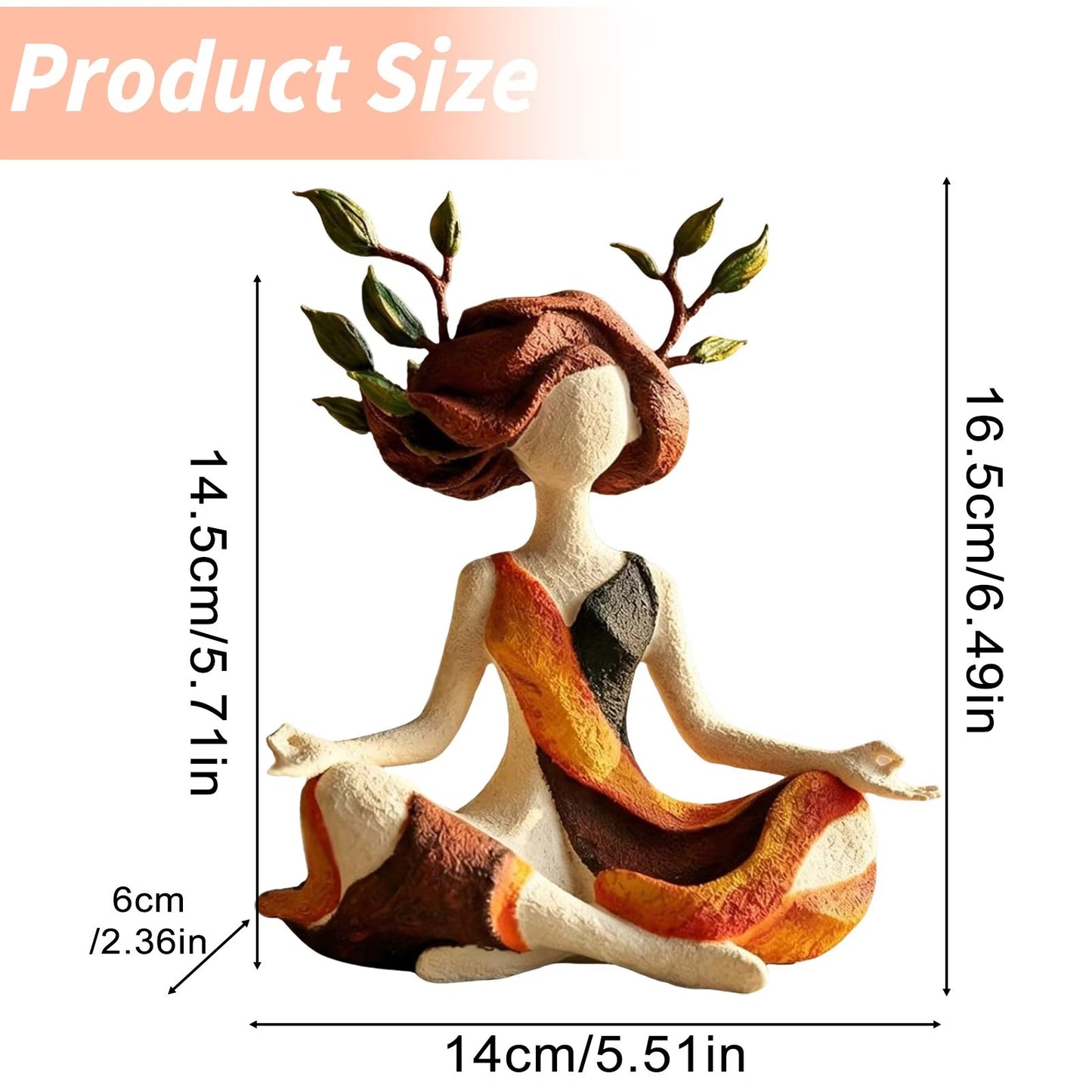 🧘♀️Serenity Growth | Inner Harmony Sculptural Figurine