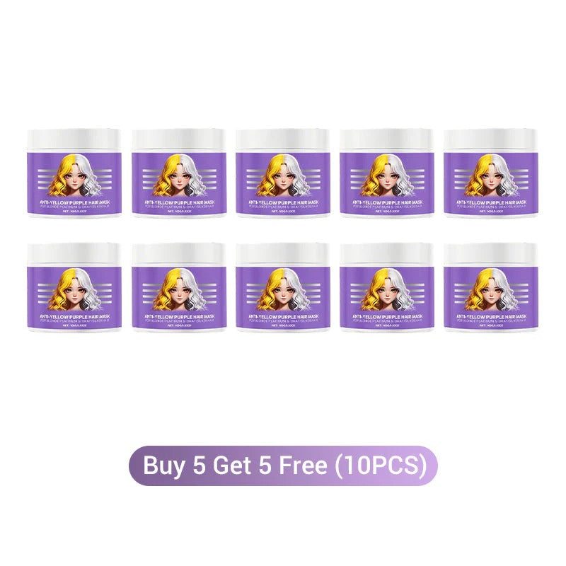 Purple Hair Mask & Toner for Blonde,Bleached & Silver Hair