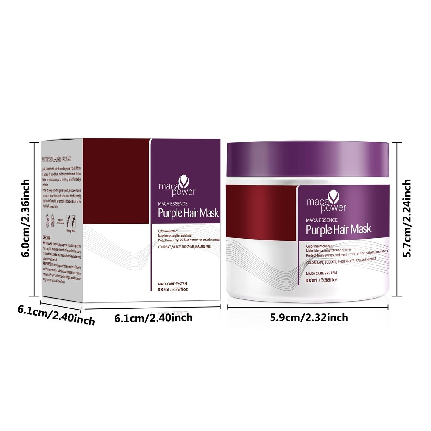 Purple Collagen Hair Care - Deep-nourishing, Dry/Damaged Hair