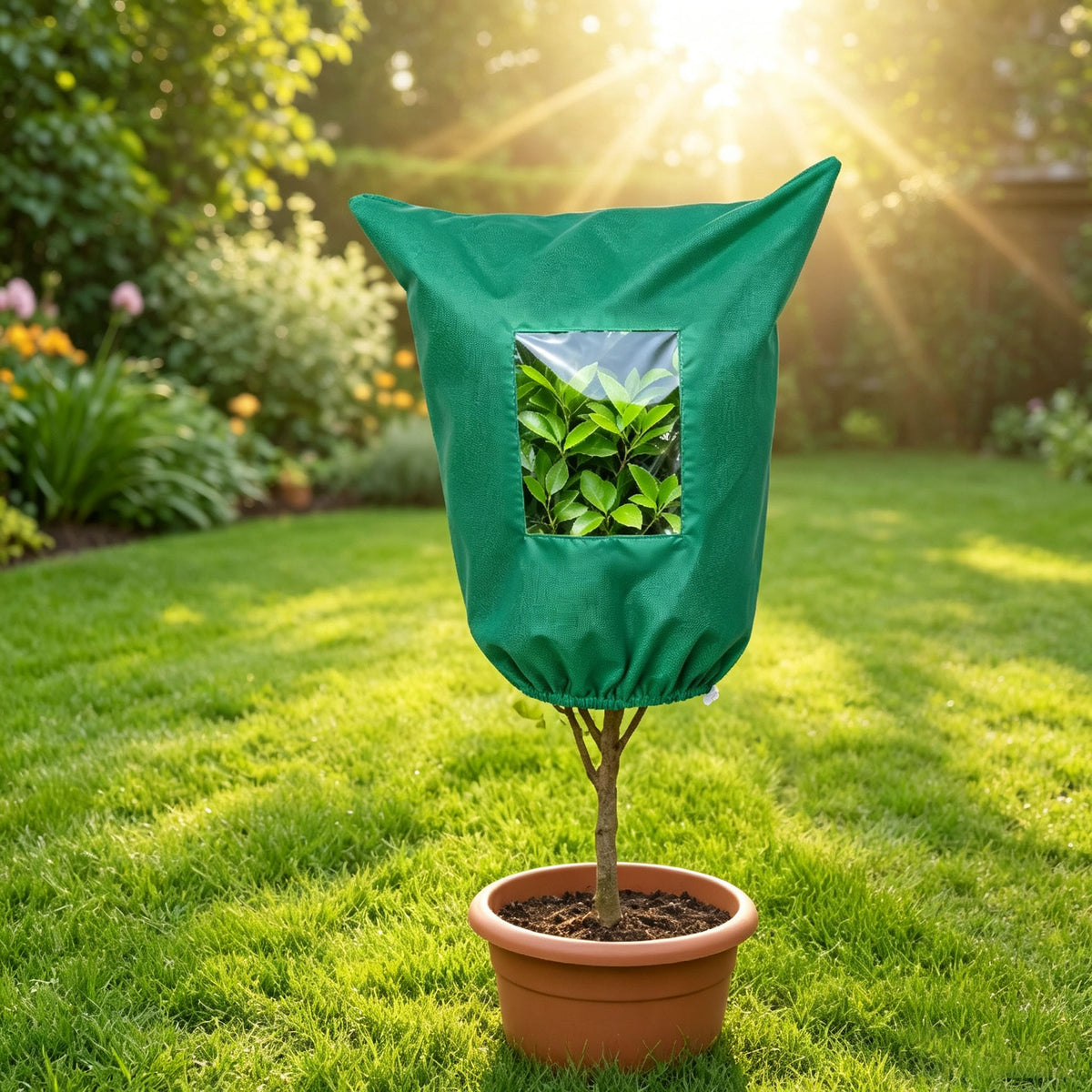 🌿 WINTER GARDEN ESSENTIAL | Plant Frost Protection Cover – Breathable Reusable Cover for Shrubs, Pots & Young Trees