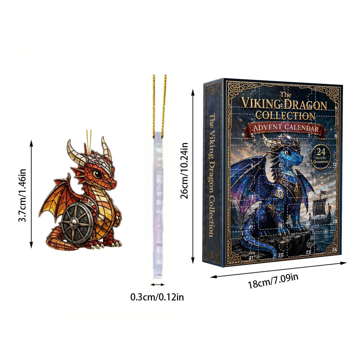 🐉Viking Dragon Advent Calendar 2026 - 24-Day Festive Countdown