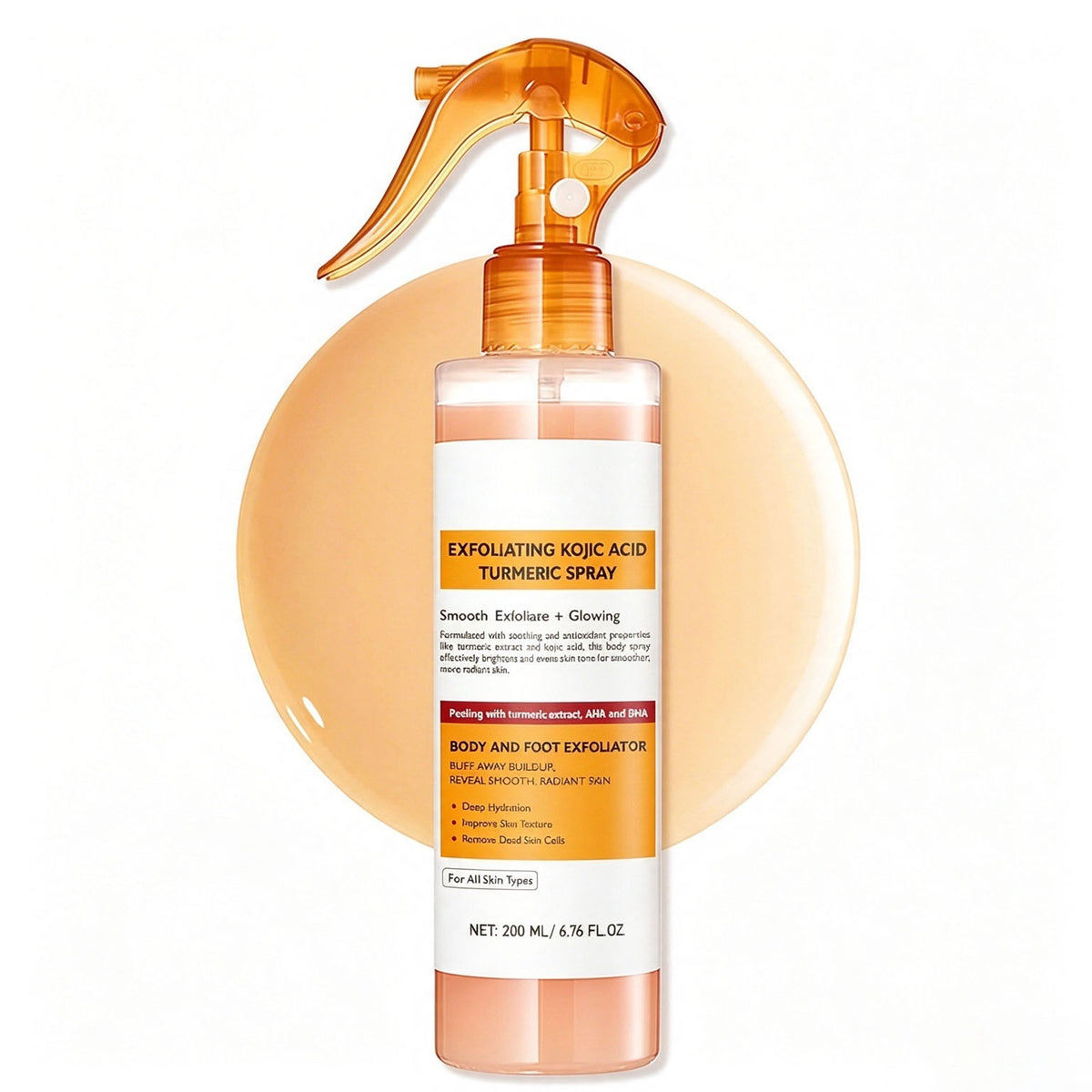 dht™⭐Peel Shot Kojic Acid & Turmeric Exfoliating Spray| Retinol Body & Face Spray for All Skin Types