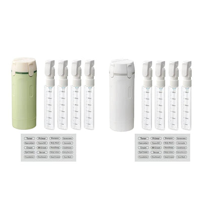 4-in-1 Leakproof Rotatable TravelDispenser Set