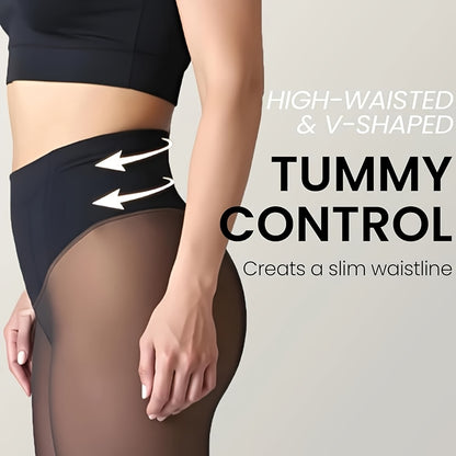 dht™⭐For Elder Women Fleece-Lined Warm Black Leggings🔥Suitable for Autumn Winter Home
