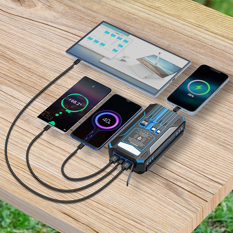 High-Capacity Solar Charger Power Bank