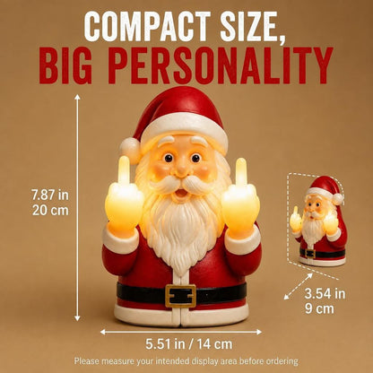 dht™⭐Middle Finger Santa Wall Lights