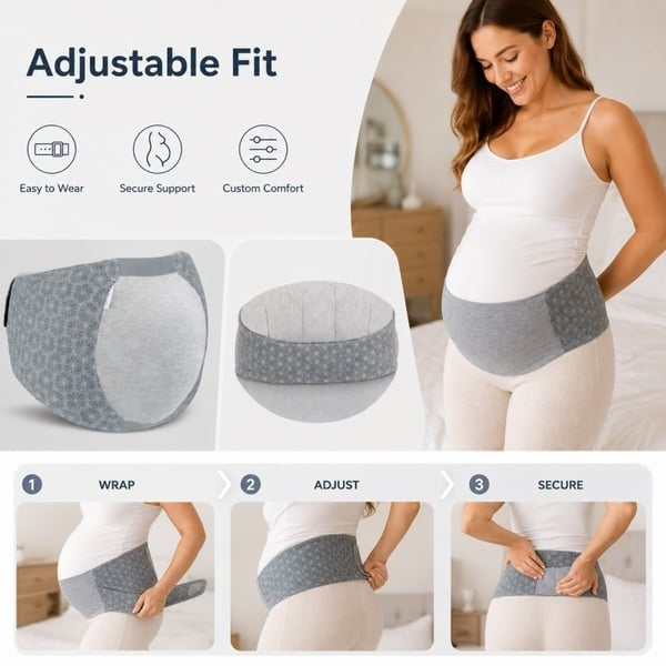 🤰Dream Belt Sleep Aid, Maternity Sleep Support & Wedge for Ultimate Comfort during Pregnancy