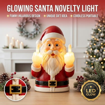 dht™⭐Middle Finger Santa Wall Lights