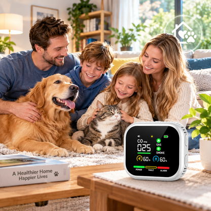 6-in-1 Digital Air Quality Detector