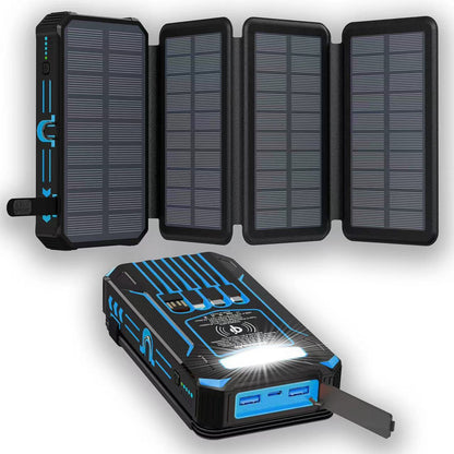 High-Capacity Solar Charger Power Bank