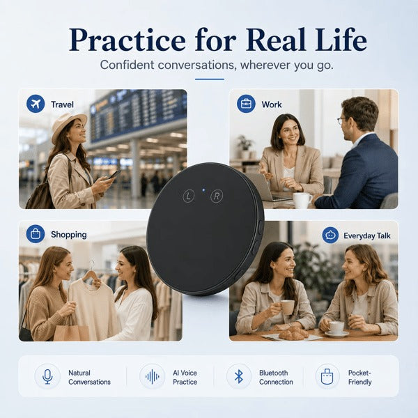 Spanish & English Practice Companion – Supports 108 Languages