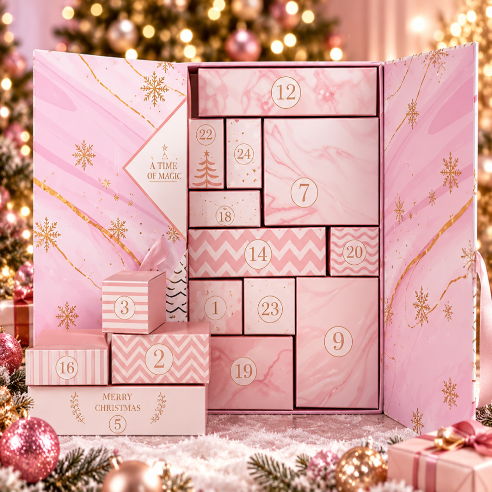 🎁 2026 Customizable Fragrance Advent Calendar Empty Mystery Box – Fill It With Your Favorite Scents