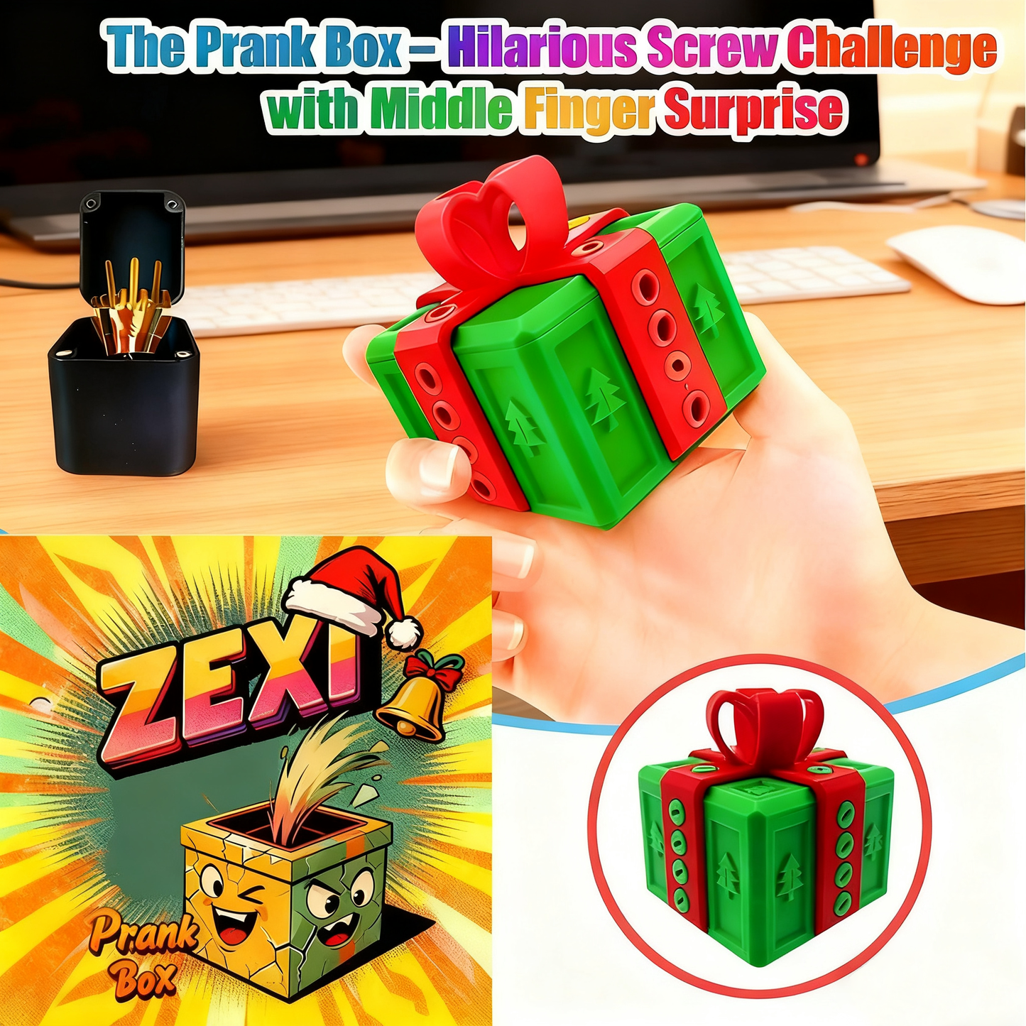 Mechanical Puzzle Prank Gift Box