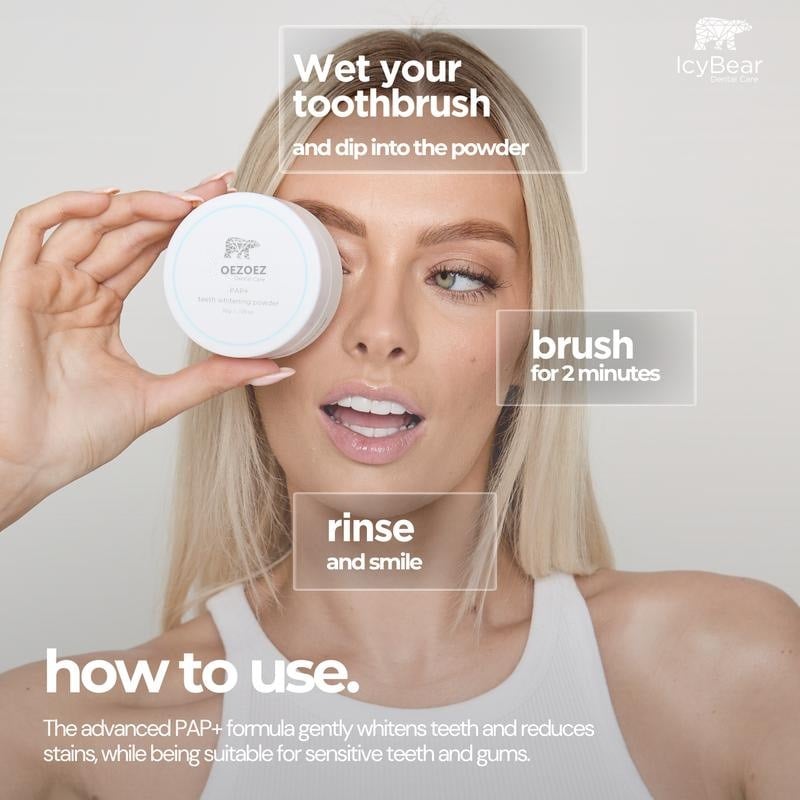 ✨Teeth Whitening Powder – Advanced PAP+ Formula for a Radiant, Healthy Smile