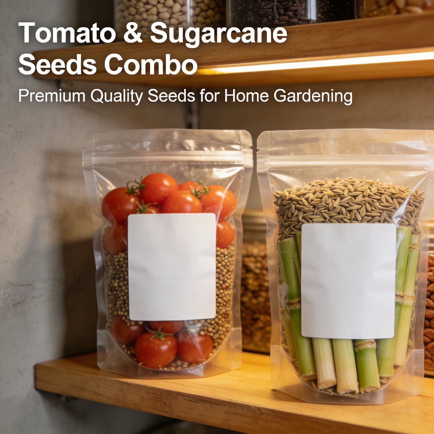 Dual Harvest Delight: 400 Sugar Cane + 100 Sweet 100 Tomato Bundle 🌱🍅