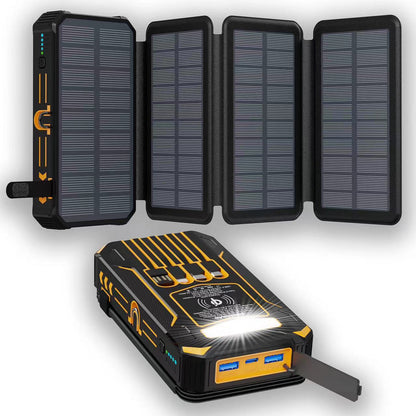 High-Capacity Solar Charger Power Bank