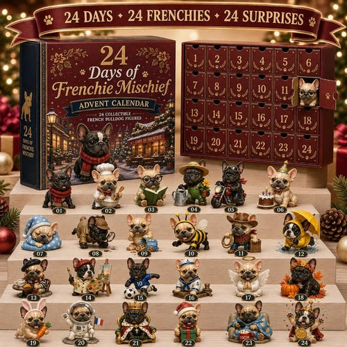 🐶 24-Day French Bulldog Christmas Advent Calendar