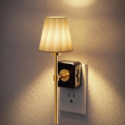 💡Pleated Fabric Cover Night Light