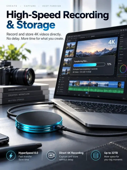 🔥49% OFF Today – Order Now!💾Magnetic Portable SSD – Anti-Lost External Solid State Drive