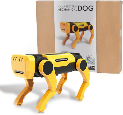 🤖Intelligent robot dog☀️powered by solar energy💡promoting children's intelligence