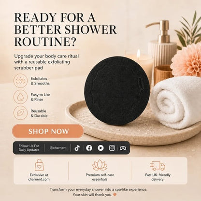 🧽Exfoliating Scrub Bath Pads — Deep Exfoliation, Reusable