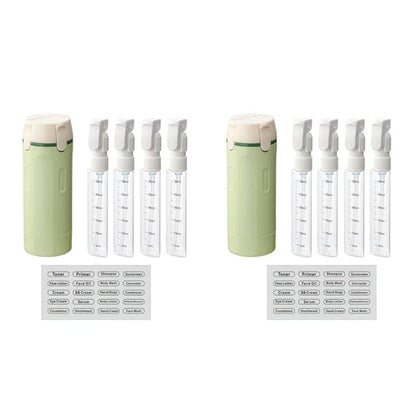 4-in-1 Leakproof Rotatable TravelDispenser Set