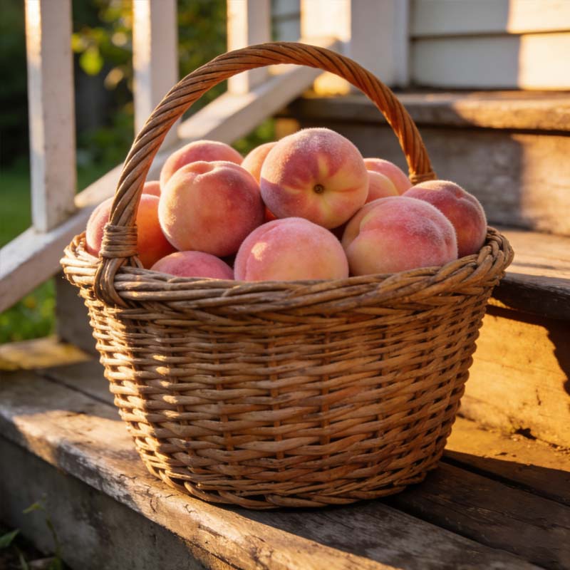 🍑 Heirloom "Honey Red" Dwarf Peach Tree Seeds — Grow Sweet Peaches at Home