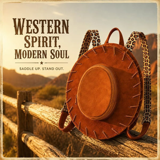 🤠Western Cowgirl Hat Backpack👜