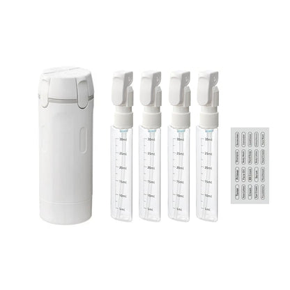 4-in-1 Leakproof Rotatable TravelDispenser Set
