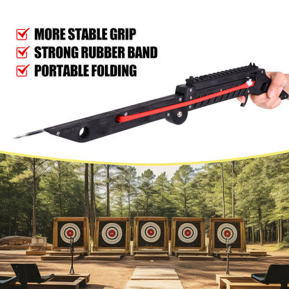 dht™⭐Portable Folding Slingshot with 3 Arrows