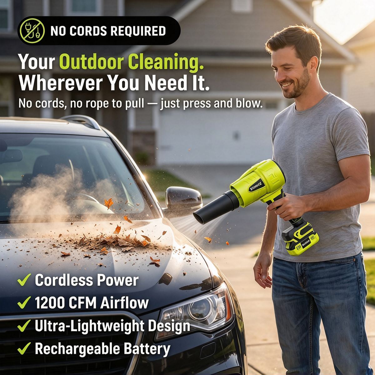 Industrial-Grade Brushless Violent Turbo Jet Blower