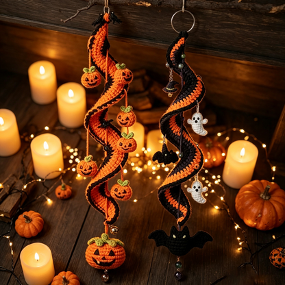 🎃 Enchanted Halloween Crochet Spiral DIY Kit