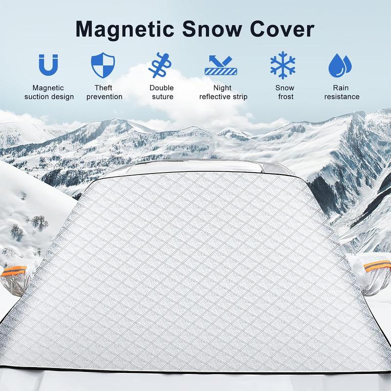 🚗4-Layer Magnetic Car Windshield Snow Cover
