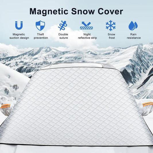 🚗4-Layer Magnetic Car Windshield Snow Cover