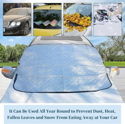 🚗4-Layer Magnetic Car Windshield Snow Cover