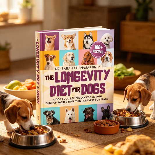 The Longevity Diet for Dogs: A Dog Food Recipes Cookbook