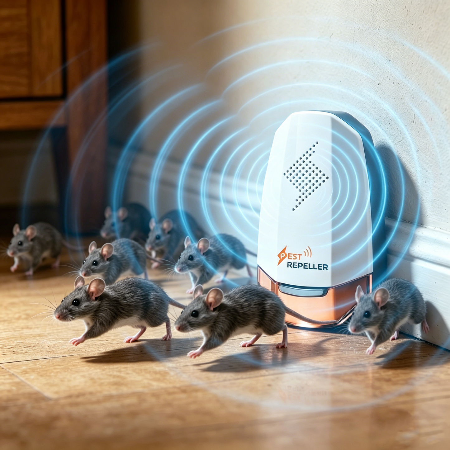 Ultrasonic Smart Indoor Non-Toxic Mouse Control Repeller