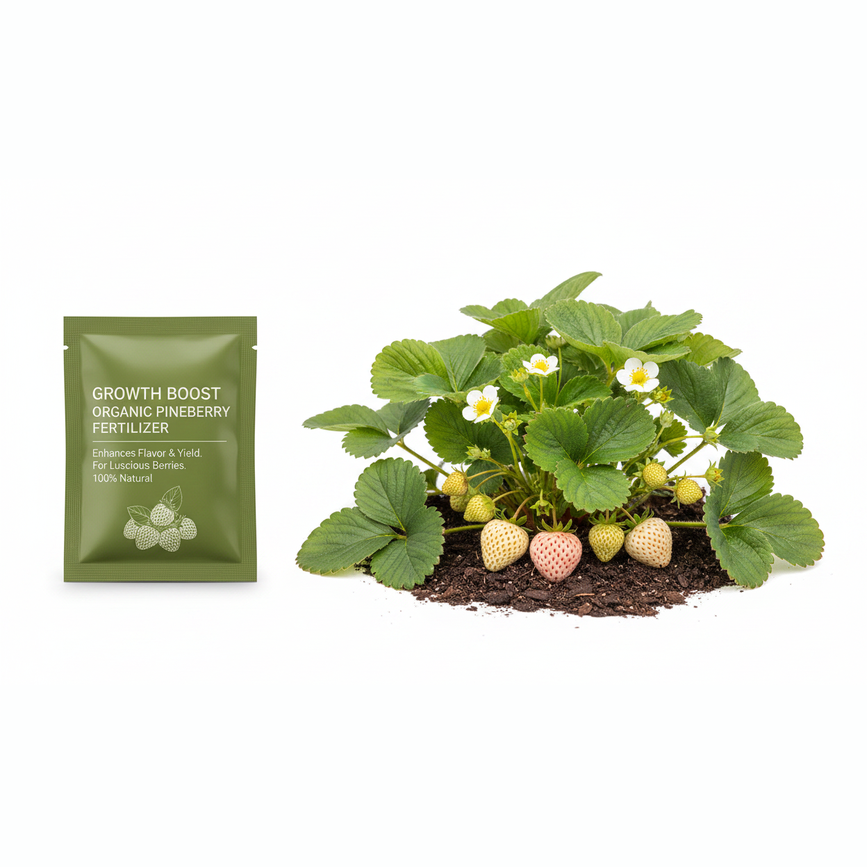 Rare Pink Pearl Strawberry Seeds