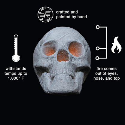 💀Ceramic Fireproof Fire Pit Skull