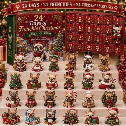 🐶 24-Day French Bulldog Christmas Advent Calendar