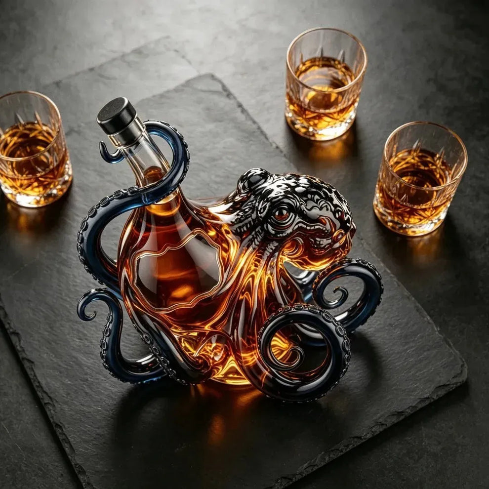 The Rum Edition 3D Octopus Bottle 🐙🥃